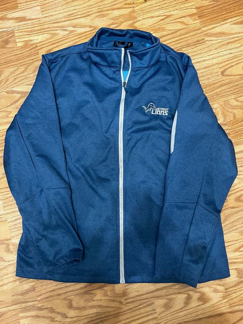 Dunbrooke Detroit Lions Full-Zip Softshell Jacket Men's XL Blue
